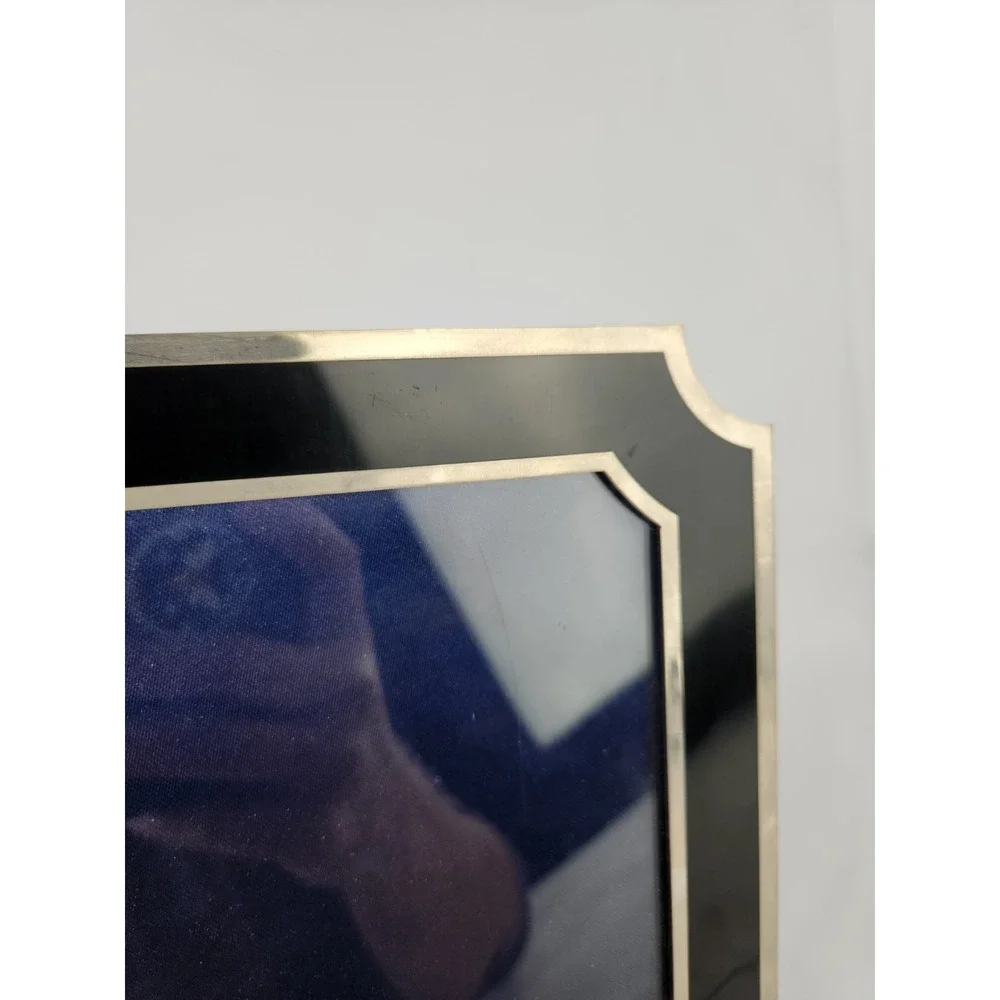 Martha‎ Stewart Picture Metal Frame 5x7 Black Silver Heavy, Quality Photograph
